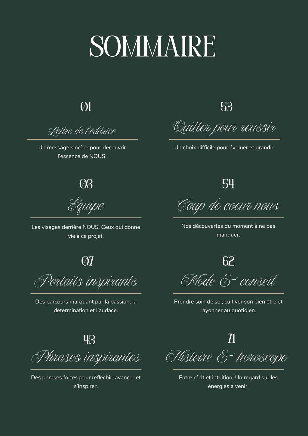 NOUS Magazine - Printemps 2026